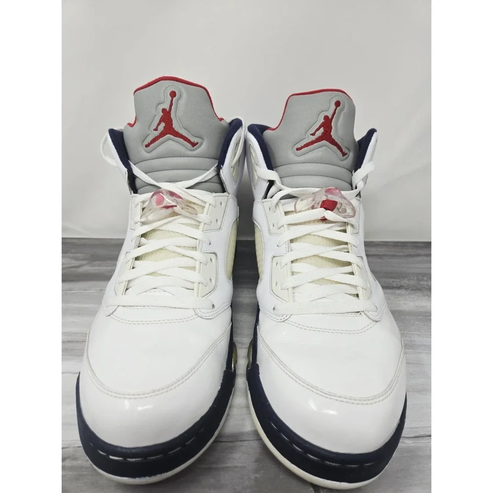 Jordan 5 Retro‎ Olympic 2011 Men's Size 13 Independence Day 136027-103 CLEAN!